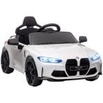 Aiyaplay Coche Eléctrico Para Niños Bmw M4 Con Mando A Distancia Blanco Aiyaplay Coche Eléctrico Para Niños Bmw M4 Con Mando A Distancia Blanco