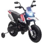 Aiyaplay Moto Eléctrica Para Niños 12v Con Licencia Aprilia Blanco Aiyaplay Moto Eléctrica Para Niños 12v Con Licencia Aprilia Blanco