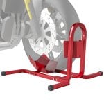 Homcom Caballete De Moto Ajustable En 3 Niveles 60x55x43 Cm Rojo Homcom Caballete De Moto Ajustable En 3 Niveles 60x55x43 Cm Rojo
