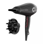 Professioneller Föhn Rowenta CV613LBG 1800W 6 Temperaturstufen 6 Geschwindigkeiten Ionen Diffusor Schwarz