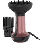 Phon Ionico con Diffusore Taurus Curly 800 Ionic 800W 3 Temperature 3 Velocità Rosa/Nero