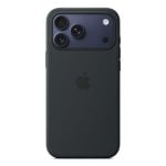 Funda de Silicona Negra con MagSafe para iPhone 17 Pro Max