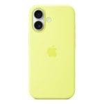 Custodia in silicone con MagSafe per Apple iPhone 17, Giallo Neon, 6.3" Custodia in silicone con MagSafe per Apple iPhone 17, Giallo Neon, 6.3"