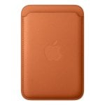 Portefeuille tressé fin avec MagSafe pour iPhone, Orange, Microtwill Portefeuille tressé fin avec MagSafe pour iPhone, Orange, Microtwill