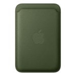Portafoglio in tessuto intrecciato fine MagSafe Verde per iPhone Portafoglio in tessuto intrecciato fine MagSafe Verde per iPhone