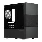 Caja UNYKAch Aero C25 Micro ATX Negra con Fuente ATX 500W y Panel Lateral de Cristal Templado