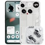 Nothing Phone (3) 6.67" AMOLED 16GB/512GB BT 6.0 WiFi 7 65W + Ear Auriculares Bluetooth Blancos