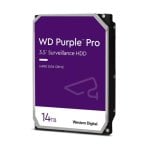 Disco Duro Western Digital 14TB HDD 7200rpm 6 Gbit/s Purple Pro WD142PURP + Sensor de golpes