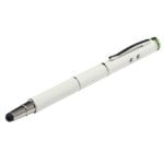 Stylet numérique Bizak Complete 4-en-1 blanc avec laser, lampe LED et stylo