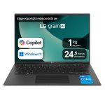Notebook LG 14Z90RU-G.AP55B 14" Intel Core i5-1334U 16GB 512GB SSD Windows 11 Pro Obsidian Black