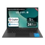 Portátil LG Gram 14Z90RU-G.AP55B 14" Intel Core i5 decimotercera 16GB 512GB SSD Windows 11 Pro Negro Thunderbolt 4 DCI-P3
