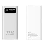 Powerbank Leotec LEPOW30W22W 30000mAh 22.5W Bianco Ricarica Rapida LCD USB-C Powerbank Leotec LEPOW30W22W 30000mAh 22.5W Bianco Ricarica Rapida LCD USB-C