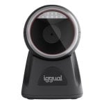 Lettore codici a barre fisso iggual L2DUSB-S-AX 1D 2D CMOS USB Ethernet Nero IP52