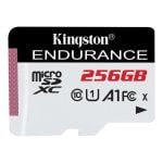 MicroSD Kingston SDCE/256GB 256GB UHS-I U1 Classe 10 A1 Resistente IPX7 Nero Bianco