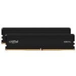 Memoria RAM Crucial Pro CP2K16G60C48U5 32GB 2x16GB DDR5 6000MHz CL48 Intel XMP AMD EXPO Dissipatore