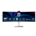 Monitor Philips 49B2U6900CH/00 49" Dual QHD 75Hz VA Curvo HDR Webcam Altifalantes USB-C