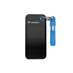 Disco Duro Verbatim 1TB SSD M.2 1000MB/s USB 3.2 Gen 2 Pocket SSD Policarbonato Ignífugo