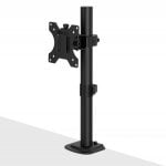 Support écran bureau Lindy 40709 8 kg 13-32" aluminium rotation complète noir
