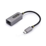 Placa de Rede StarTech USB-C 2.5G Ethernet Gigabit Realtek RTL8156BG Cinza