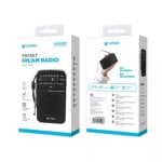 Radio FM portatile Nero con connettore 3,5 mm, AM/FM 88-108 MHz, custodia ABS Radio FM portatile Nero con connettore 3,5 mm, AM/FM 88-108 MHz, custodia ABS