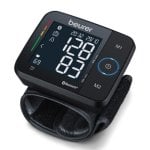 Tensiómetro digital Bluetooth Smart negro con pantalla, detección de arritmias y apagado automático