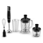 Batidora de mano Moulinex DD94L810 1000W Powelix Titanio Picahielos Turbo Vaso 1L Negra Batidora de mano Moulinex DD94L810 1000W Powelix Titanio Picahielos Turbo Vaso 1L Negra