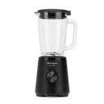 Batidora 1500W Negra 1.75L Cristal Turbo Picahielos Antisalpicaduras Acero Inoxidable