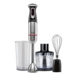 Varinha mágica 1200W preta 0.6L 20 velocidades copo medidor turbo picadora batedor de varas desmontável