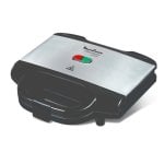 Sanduicheira Moulinex SM156D 700W Aço Inoxidável Capacidade 2 Sanduíches Grelha Travável Antiaderente