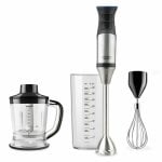 Batidora Taurus Bapi 1500 Premium XL Plus 1500W de inmersión 20 velocidades Acero Inoxidable Negro Picadora y Vaso medidor