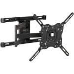 Soporte de pared doble brazo Vivanco 38004 BFMO 6640 hasta 65" inclinable y oscilante negro