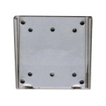 Soporte de TV fijo 10" plateado compatible con plasma y LCD/TFT, 540 g