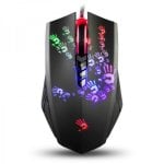 Bloody A60 Gaming 8 Botones 6200 DPI Óptico USB Iluminación RGB Derecho Negro