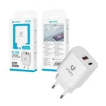 Cargador rápido Apple 25W Blanco USB A y USB C Protección múltiple