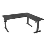 Mesa Gaming Genesis 160 cm Acero y MDF RGB Multicolor Altura Regulable