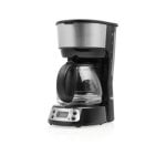 Macchina da caffè a filtro 0,75 L 600 W 7 tazze Timer Goccia Antigoccia Nero Acciaio
