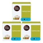 Cápsulas de café Cappuccino Dolce Gusto 30 unidades espumador personalización automática