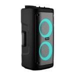 Altavoces Denver portátiles trolley inalámbricos 400 W con bluetooth e iluminación LED Altavoces Denver portátiles trolley inalámbricos 400 W con bluetooth e iluminación LED