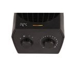 Chauffage vertical Taurus Tropicano 2400 W avec thermostat réglable et poignée de transport anti-basculement