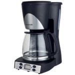 Cafetera de goteo MXOnda MXCE2270 12 tazas 1,5 L negra y plata programable