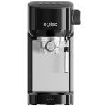 Cafetière expresso Solac CE4511 1,4 L 20 bars avec plateau chauffe-tasses, acier inoxydable noir