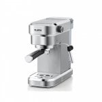 Macchina per caffè espresso Flama 1256FL 1,2 L 20 bar in acciaio inox con montalatte Macchina per caffè espresso Flama 1256FL 1,2 L 20 bar in acciaio inox con montalatte