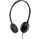 Auriculares Elbe AU789CC con cable, conexión alámbrica para llamadas y música, diadema negra