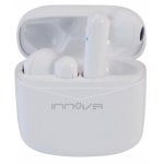 Auriculares Innova AUR25 inalámbricos Bluetooth True Wireless para deporte con micrófono blancos