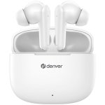 Denver TWE-48W True Wireless Bluetooth-Kopfhörer für Anrufe und Musik, Weiß