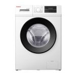 Máquina de Lavar Roupa [Marca] [Modelo] 7kg Carregamento Frontal 1400rpm A Branco Porta Preta Inverter Display Pausa+Carga