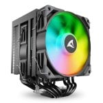 Refrigeración Aire Sharkoon Socket AM5 LGA1851 120 mm A60 RGB Doble Torre Espejo Infinito