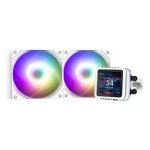 Flüssigkeitskühlung Zalman ALPHA2 DS A24 240mm 2 Lüfter LED Weiß