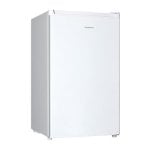 Frigorífico livre instalação 84cm 102L E branco portas reversíveis gaveta crisper huevera