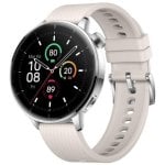 OnePlus Watch 3 GPS NFC 43mm AMOLED Prata Correa Branca M Resistente Água 5ATM+IP68